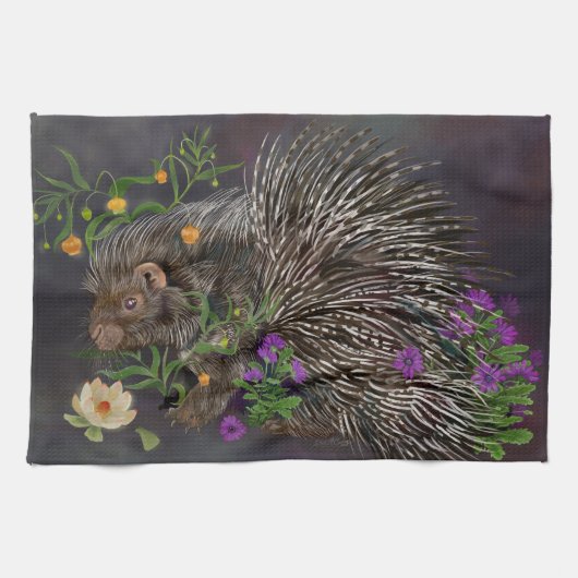 Porcupine Bouquet Geschirrtuch (Horizontal)