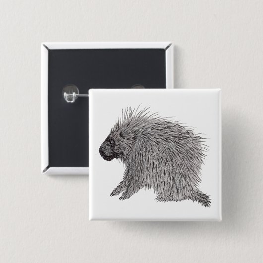 Porcupine Button (Vorne & Hinten)