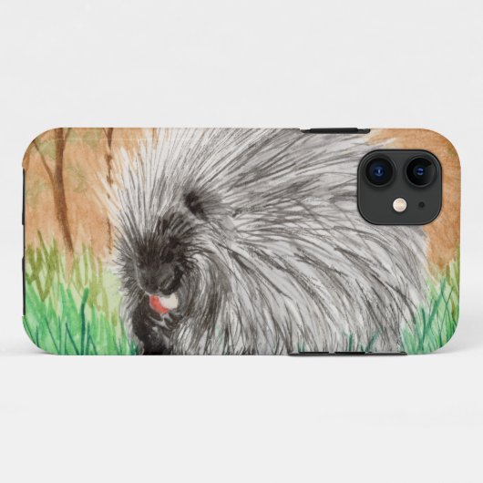 Porcupine Case-Mate iPhone Hülle (Rückseite (Horizontal))