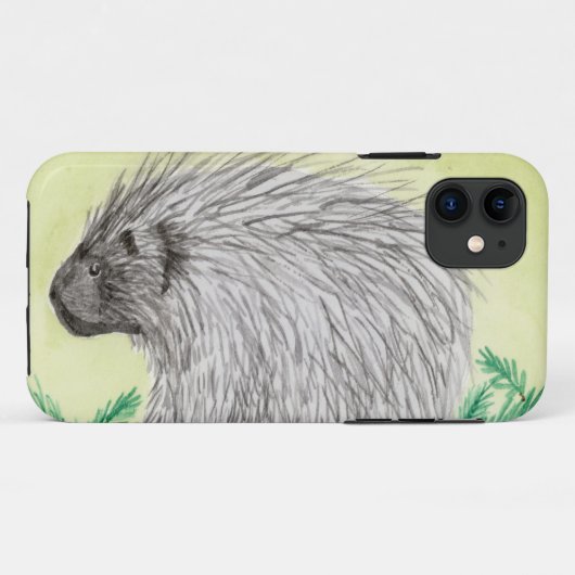 Porcupine Case-Mate iPhone Hülle (Rückseite (Horizontal))
