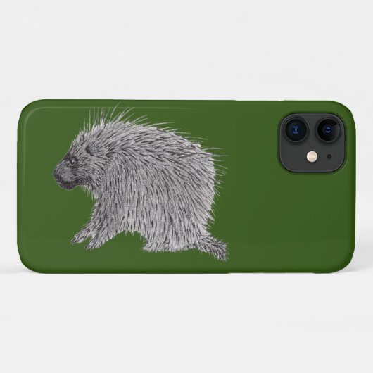 Porcupine Case-Mate iPhone Hülle (Rückseite (Horizontal))