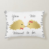 Porcupine Couple Pillow Zierkissen (Vorderseite)