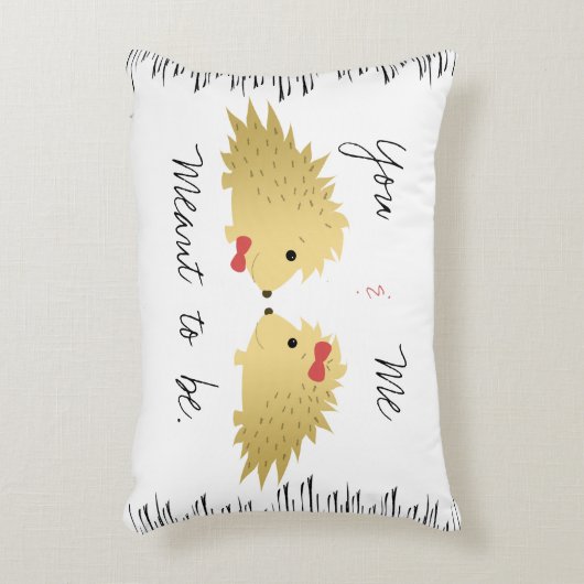 Porcupine Couple Pillow Zierkissen (Vorderseite(Vertikal))
