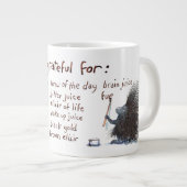Porcupine Dankbarkeit Jumbo-Tasse (Vorderseite Rechts)