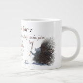 Porcupine Dankbarkeit Jumbo-Tasse (Rechts)