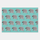 Porcupine, Eichhörnchen und Fauna Geschenkpapier Set (Vorderseite)
