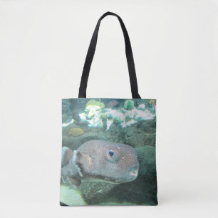 Porcupine Fisch Nah Tasche