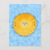 Porcupine Fisch. Postkarte (Vorderseite)