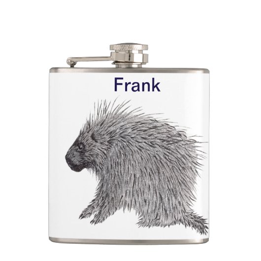Porcupine Flachmann (Vorderseite)