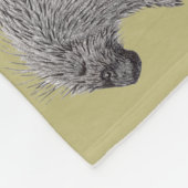 Porcupine Fleecedecke (Ecke)