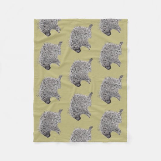 Porcupine Fleecedecke (Vorderseite)