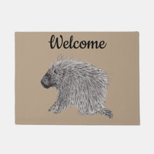 Porcupine Fußmatte