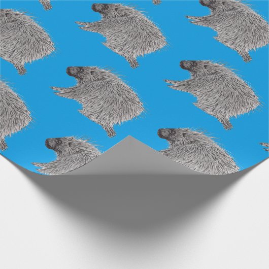 Porcupine Geschenkpapier (Ecke)