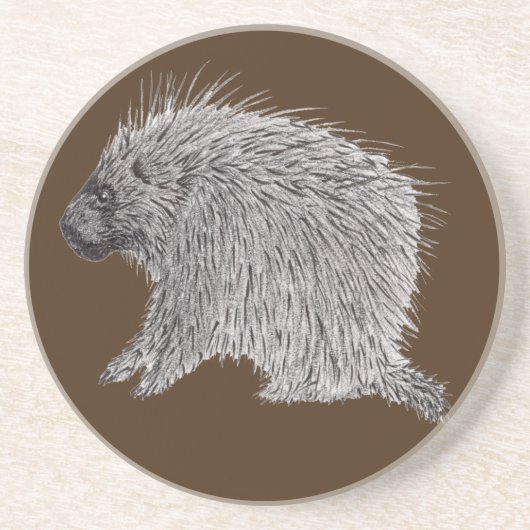 Porcupine Getränkeuntersetzer (Vorne)