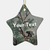 Porcupine im Pinienwald Keramikornament (Links)