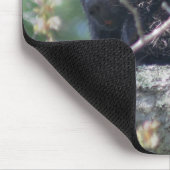 Porcupine in Tree Animal Nature Foto Mousepad (Ecke)