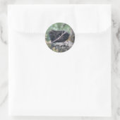 Porcupine in Tree Wildlife Animal Foto Sticker (Tasche)