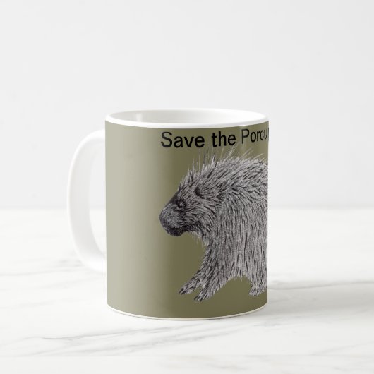 Porcupine Kaffeetasse (Vorderseite Links)