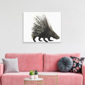 Porcupine Leinwanddruck (Insitu (Wohnzimmer))