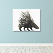 Porcupine Leinwanddruck (Insitu (Holzboden))