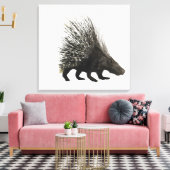 Porcupine Leinwanddruck (Insitu (Wohnzimmer))