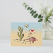 Porcupine-Liebe Postkarte (Stehend Vorderseite)