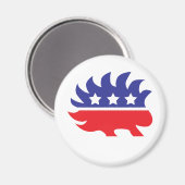 Porcupine Magnet (Vorderseite/Rückseite)