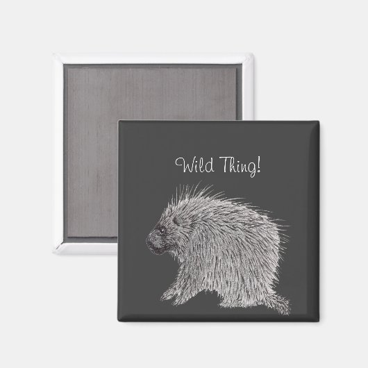 Porcupine Magnet (Vorderseite/Rückseite)