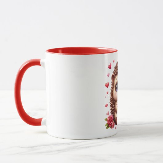 Porcupine mug tasse (Links)