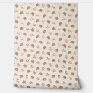 Porcupine Mushroom Light Brown Tapete