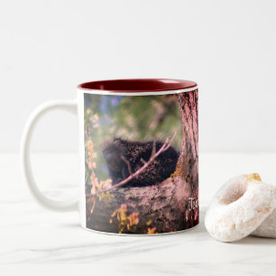 Porcupine Natur Personalisiert Zweifarbige Tasse