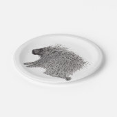 Porcupine Pappteller (Schrägansicht)