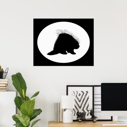 Porcupine Poster (Heimbüro)