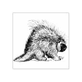Porcupine Quill | Briefmarke aus Kautschuk Gummistempel (Prägung)