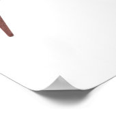 Porcupine River Stingray Poster (Ecke)