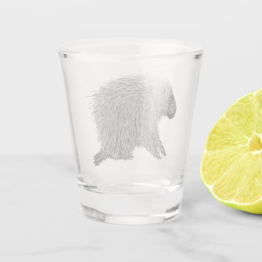 Porcupine Schnapsglas (Rückseite)