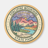 Porcupine Staat Park/Garten: Parco di Villa dei Ce Magnet (Vorne)