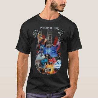 Porcupine Tree.Rock Band Gitarre Signature Perfekt T-Shirt