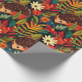 Porcupine Wrapping Paper Geschenkpapier (Ecke)