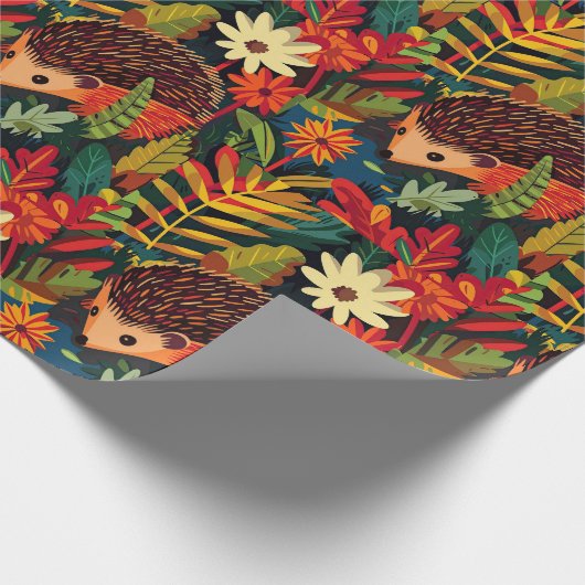 Porcupine Wrapping Paper Geschenkpapier (Ecke)