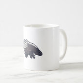 Porcupsinillustrierung Kaffeetasse (VorderseiteRechts)