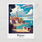 Porec Croatia Kunst, Dichtung und Musik Postkarte (Vorderseite)