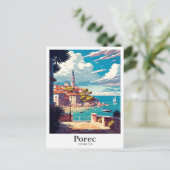 Porec Croatia Kunst, Dichtung und Musik Postkarte (Stehend Vorderseite)