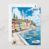 Porec Croatia Reisen Postkarte (Vorne/Hinten)