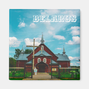 Porechye Parečča Architektur Kirche Weißrussland Magnet