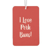 Pork Bun dim sum Chinesisches Frühstück gedämpft G Autolufterfrischer (Rückseite)