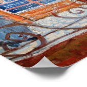 Pork-Butcher's Shop von Window Van Gogh Fine Art Poster (Ecke)