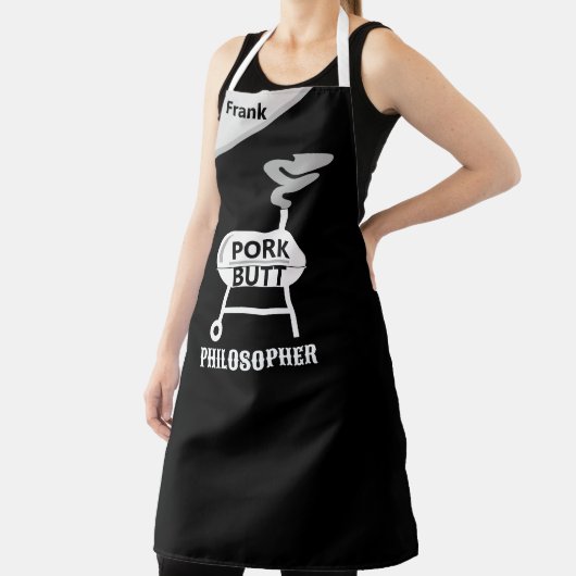 "Pork Butt Philosopher" Apron - BBQ Wisdom Schürze (InSitu)