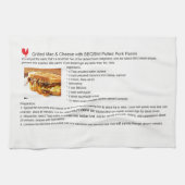 Pork Mac Cheese Panini Handtuch (Horizontal)