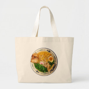 Pork Ramen Noodle Soup Jumbo Stoffbeutel